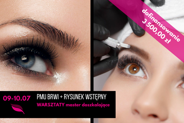 PMU brwi + rysunek wstępny – warsztaty master