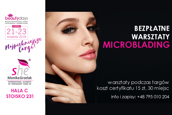 Bezpłatne szkolenie z techniki microblading