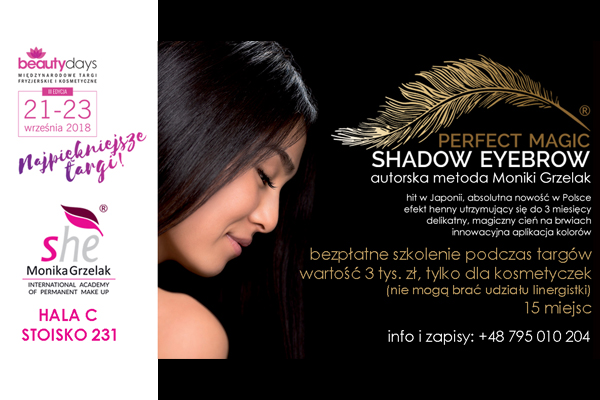Bezpłatne szkolenie Perfect Magic Shadow Eyebrow